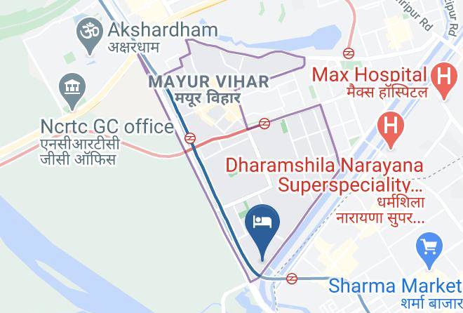 New Delhi - Holiday Inn New Delhi Mayur Vihar Noida Maps