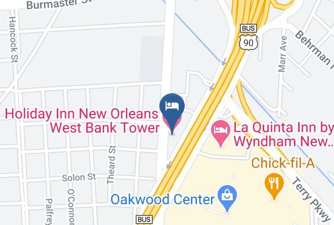 Jefferson Par - Holiday Inn New Orleans West Bank Tower Maps