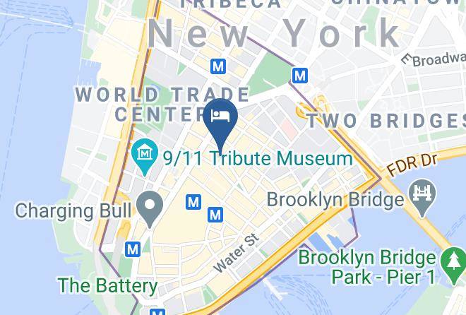 New York - Holiday Inn New York City Wall Street Maps