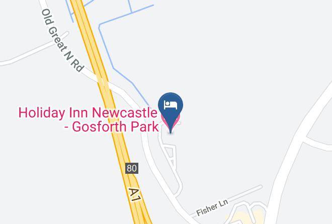 Northumberland - Holiday Inn Newcastle Gosforth Park Maps