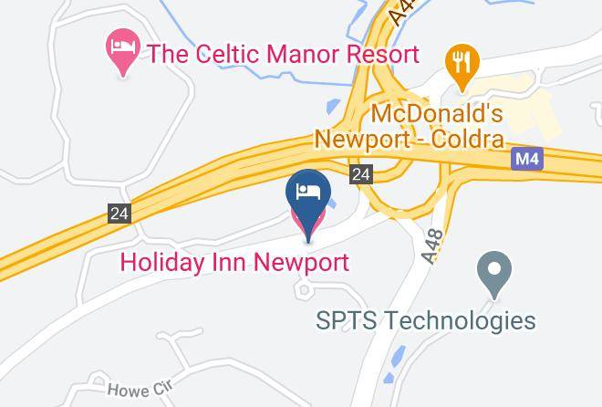 Newport - Holiday Inn Newport Maps
