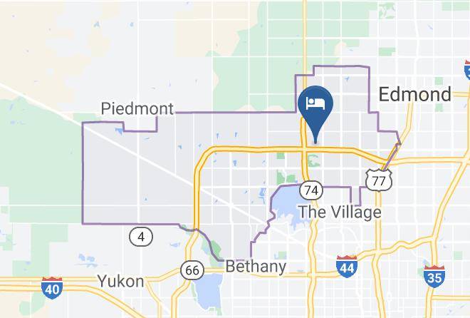 Holiday Inn Oklahoma City North Quail Springs Map