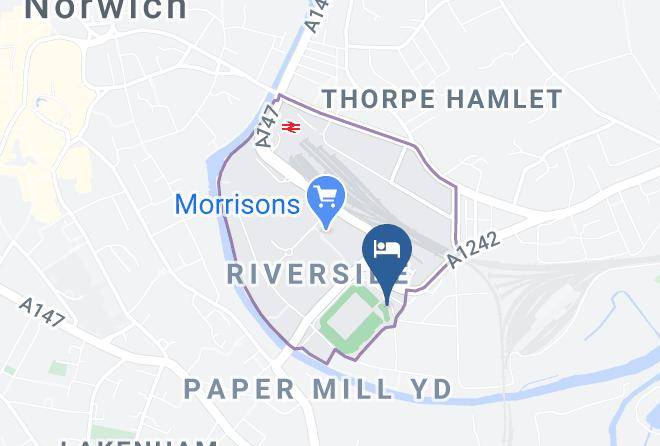 Norfolk - Holiday Inn Norwich City Maps