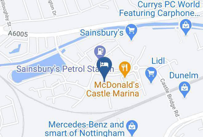 Nottingham City - Holiday Inn Nottingham Maps