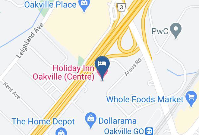 Holiday Inn Oakville Map