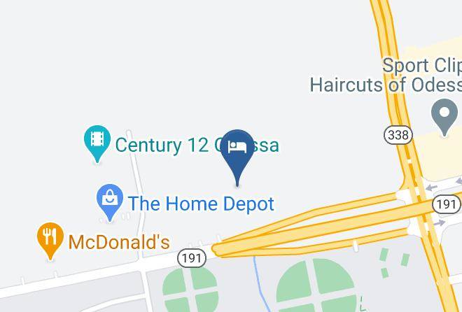 Holiday Inn Odessa Map