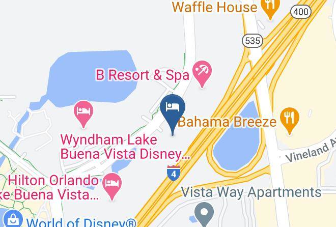 Orange - Holiday Inn Orlando Disney Springs Area Maps