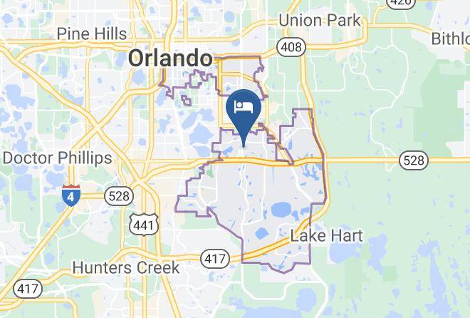 Orange - Holiday Inn Orlando International Airport Maps