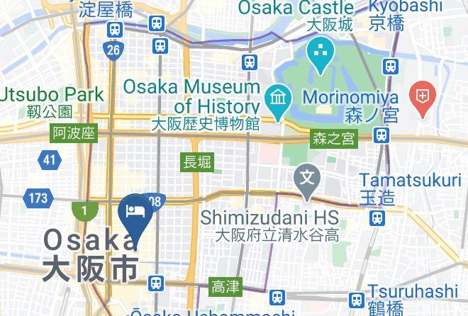 Osaka City Chuo Ward - Holiday Inn Osaka Namba Maps
