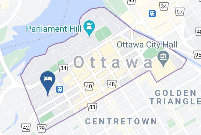 Ottawa - Holiday Inn Ottawa Dwtn Parliament Hill Maps