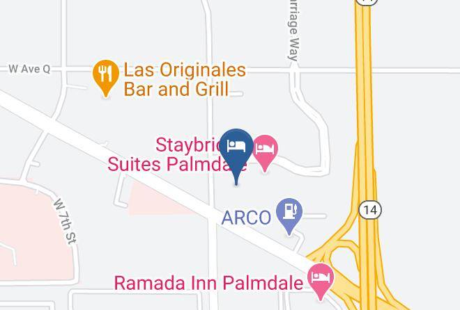 Los Angeles - Holiday Inn Palmdale Lancaster Maps
