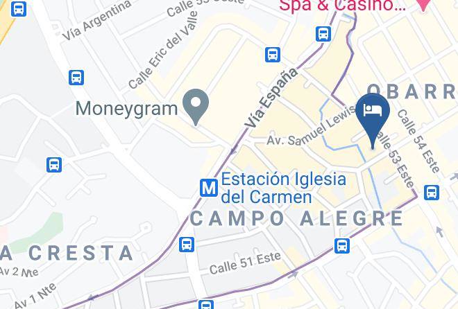 Bella Vista - Holiday Inn Panama Distrito Financiero Maps