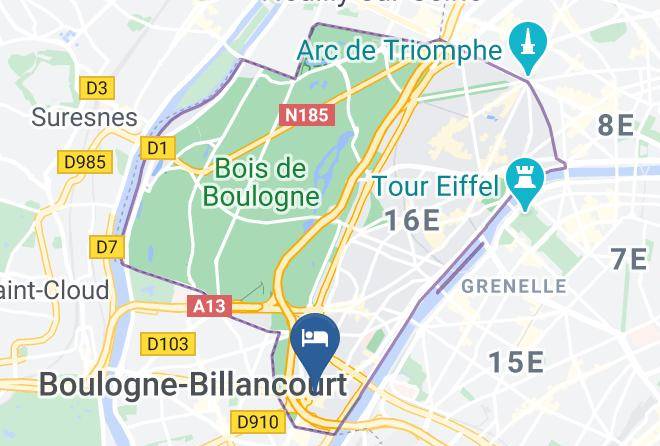 Paris - Holiday Inn Paris Auteuil Maps