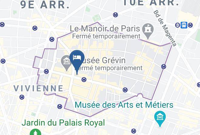 Paris - Holiday Inn Paris Opera Grands Blvds Maps