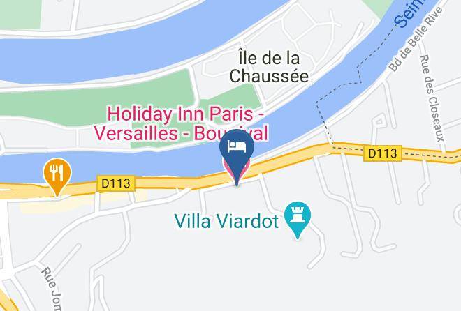 Holiday Inn Paris Versailles Bougival Map