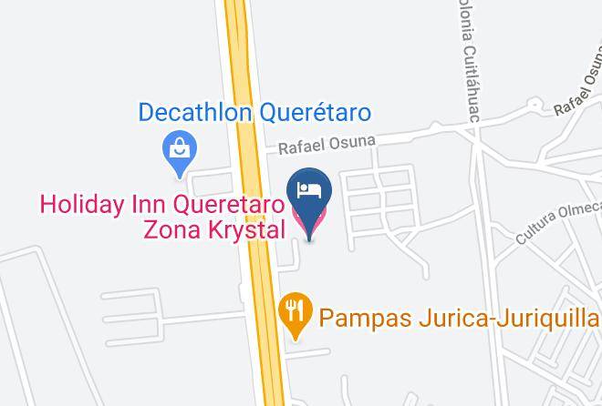 Holiday Inn Queretaro Zona Krystal Mapa
 - Queretaro - Santiago De Queretaro