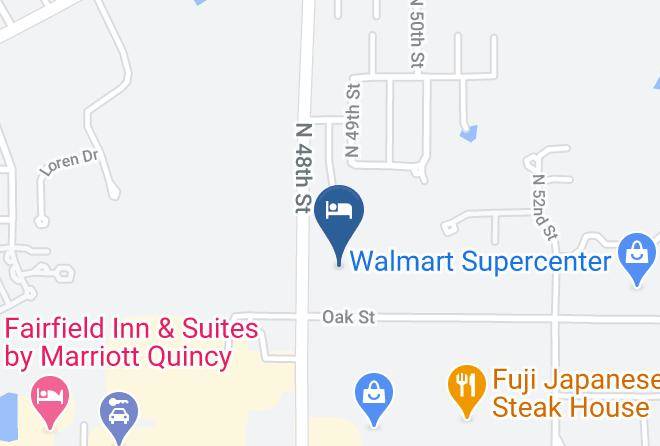 Adams - Holiday Inn Quincy Maps