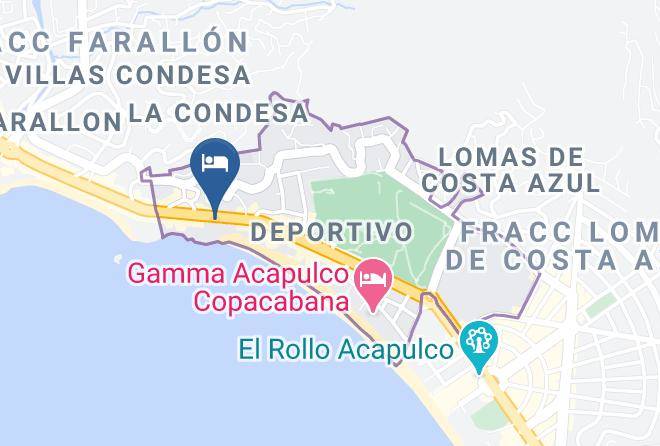 Acapulco De Juarez - Holiday Inn Resort Acapulco Maps
