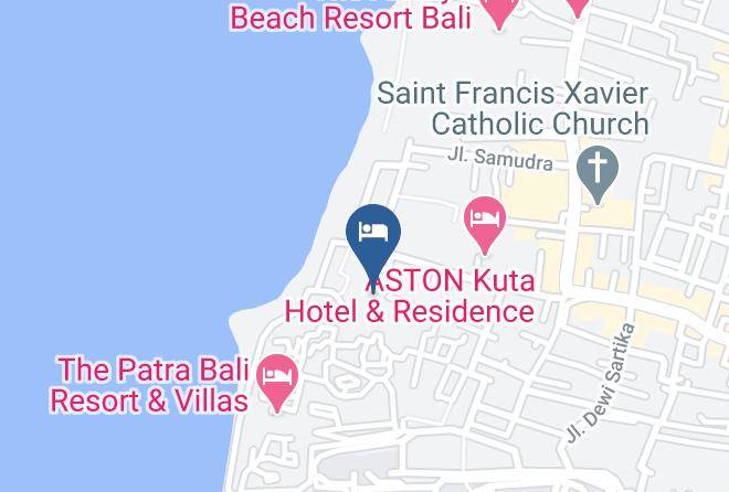 Holiday Inn Resort Baruna Bali Map