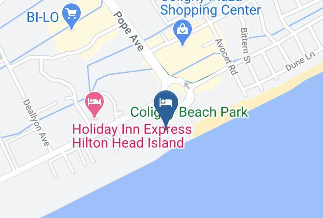 Beaufort - Holiday Inn Resort Beach House Maps