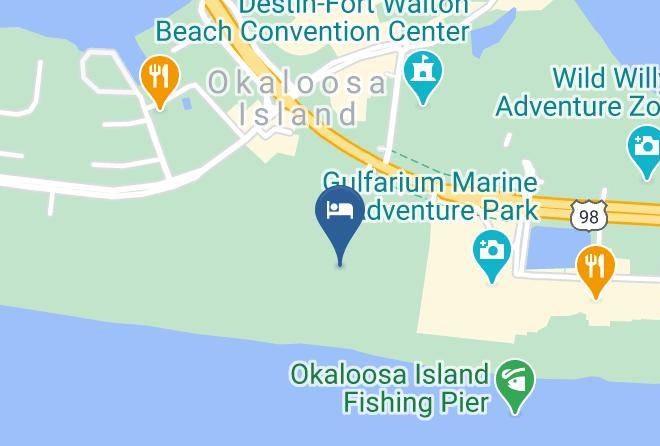Okaloosa - Holiday Inn Resort Fort Walton Beach Maps