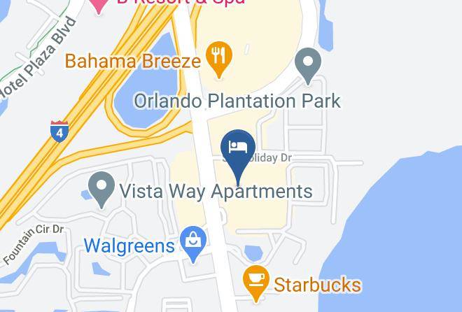 Orange - Holiday Inn Resort Orlando Lake Buena Vista Maps