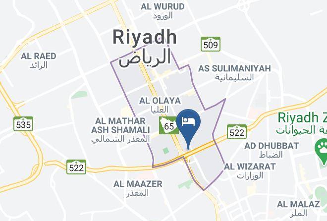 Riyadh - Holiday Inn Riyadh Olaya Maps