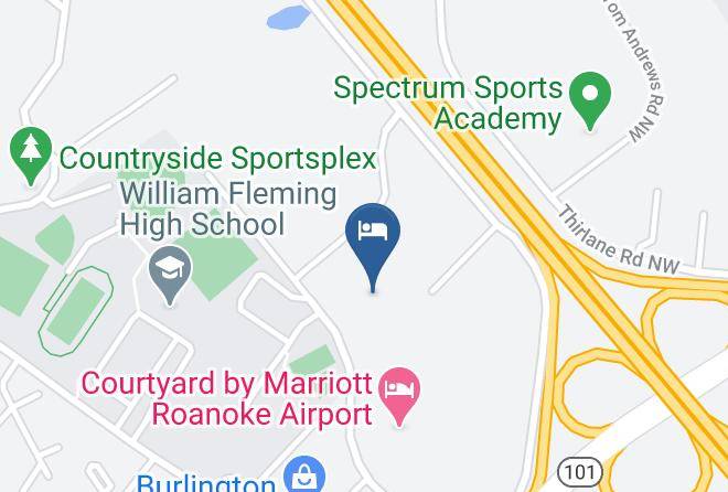 Roanoke City - Holiday Inn Roanoke Valley View Maps