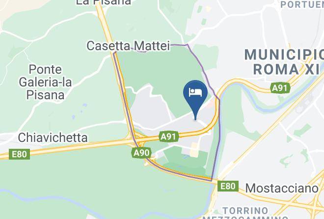 Rome - Holiday Inn Rome Eur Parco Dei Medici Maps