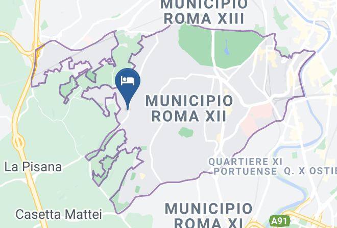 Hotel Rome Pisana Map