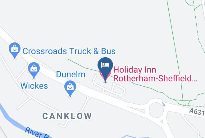 Rotherham - Holiday Inn Rotherham Sheffield M1 Jct 33 Maps