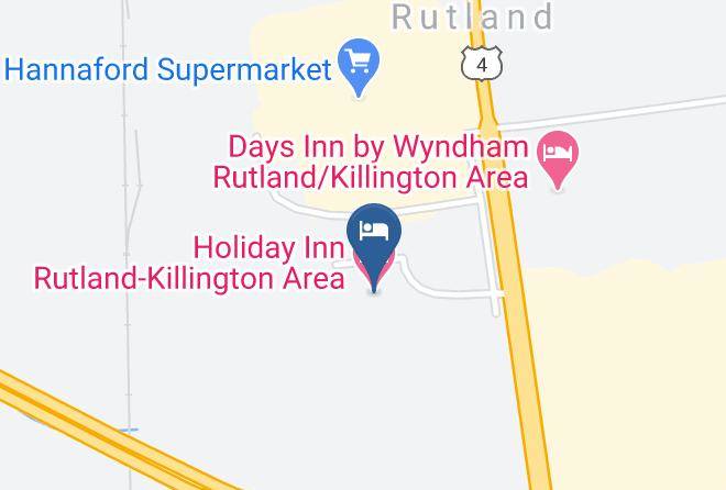 Rutland - Holiday Inn Rutland Killington Area Maps