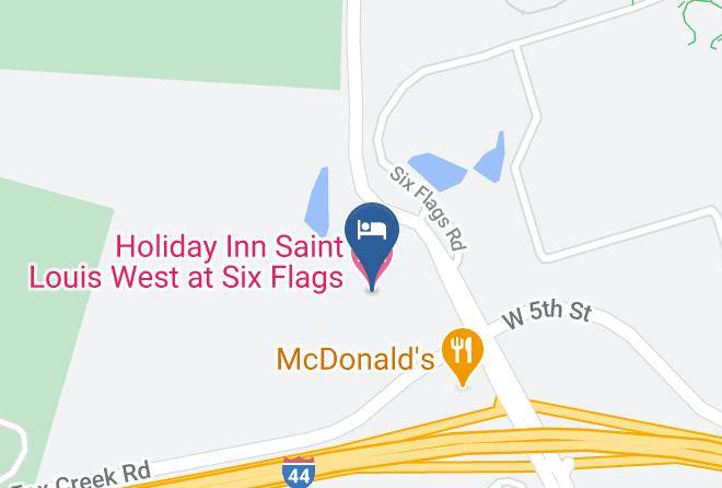 Holiday Inn Saint Louis West At Six Flags Map