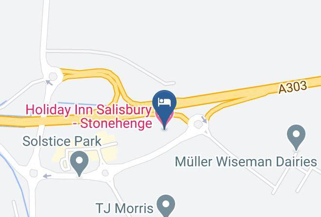 Holiday Inn Salisbury Stonehenge Map