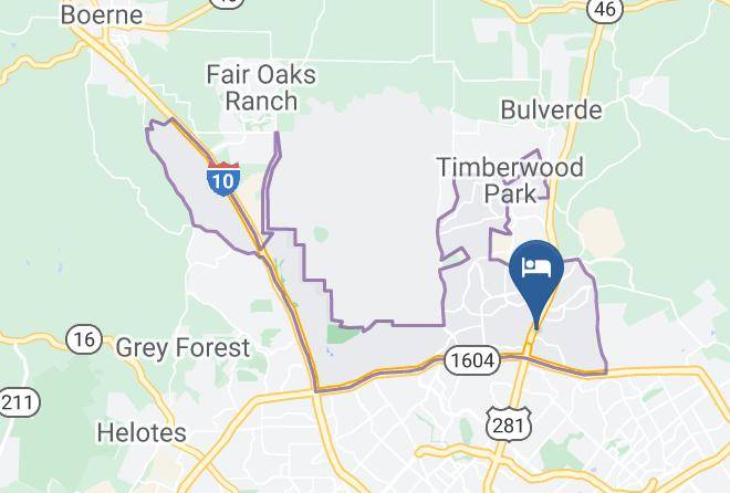 Bexar - Holiday Inn San Antonio N Stone Oak Area Maps