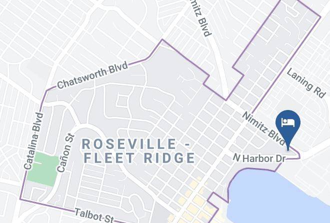 Holiday Inn San Diego Bayside Map