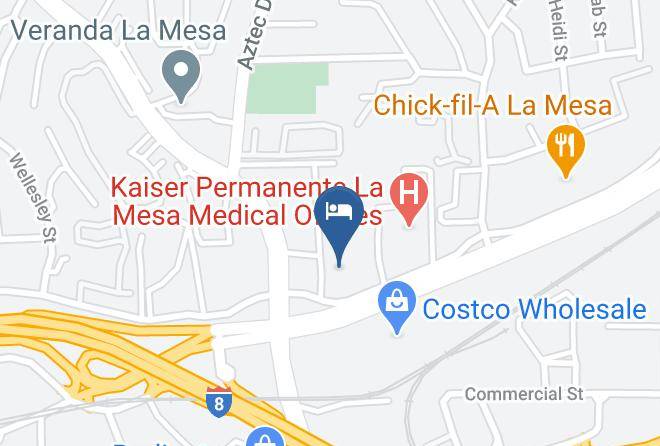 San Diego - Holiday Inn San Diego La Mesa Maps