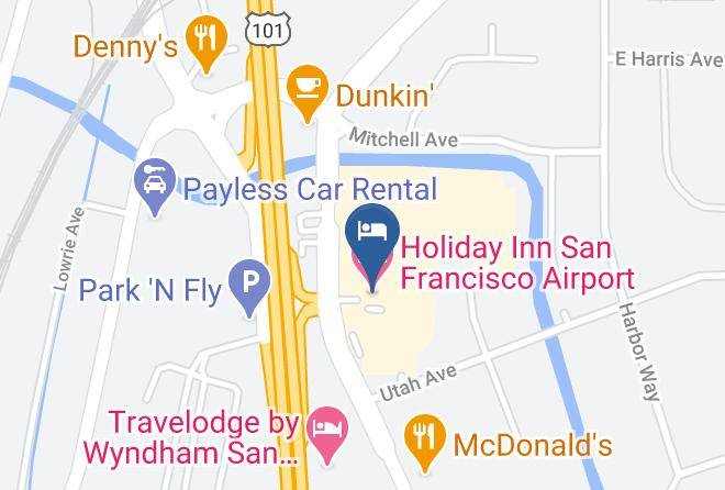 San Mateo - DoubleTree By Hilton San Francisco South Airport Blvd Maps