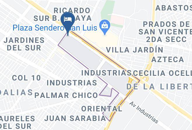 San Luis Potosi Sur 8 Jardines Del - Holiday Inn San Luis Potosi Quijote Maps