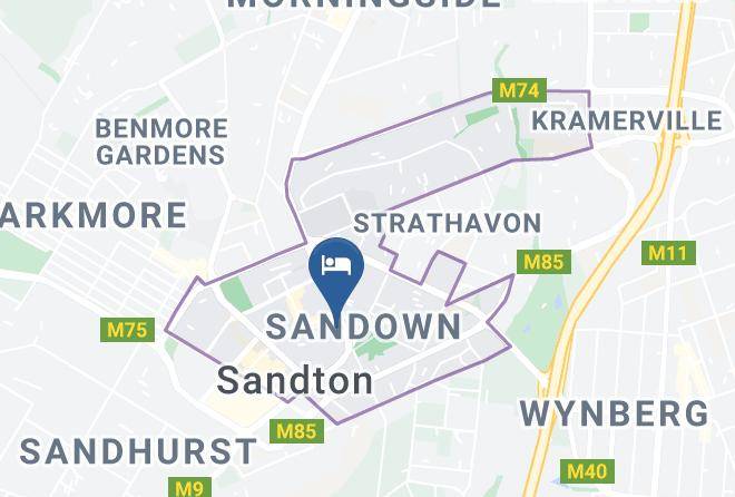 City Of Johannesburg - Southern Sun Sandton Maps