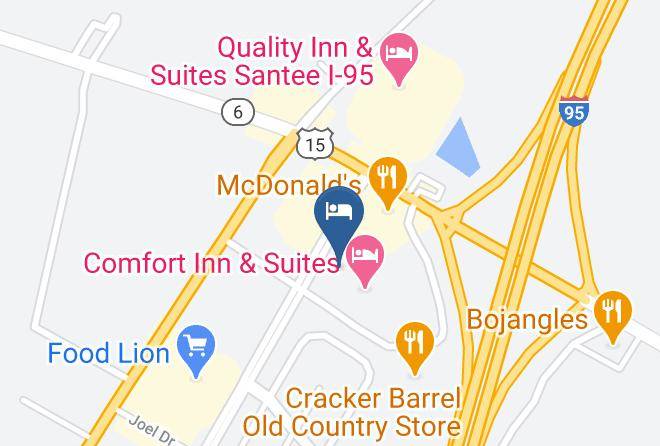 Orangeburg - Holiday Inn Santee Maps