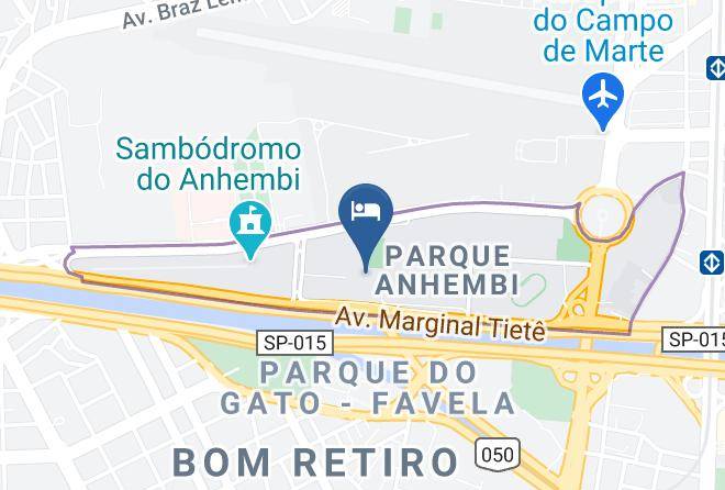 Sao Paulo Santana - Holiday Inn Anhembi Maps
