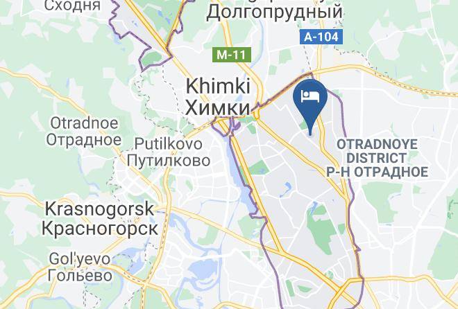 Moscow - Holiday Inn Seligerskaya Maps