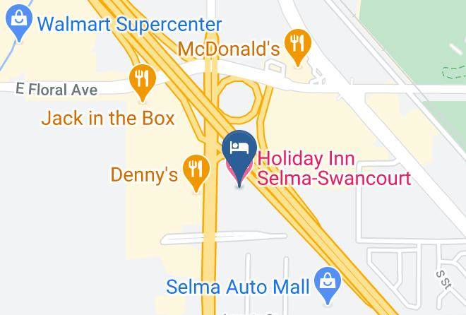 Fresno - Holiday Inn Selma Swancourt Maps