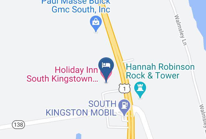 Holiday Inn South Kingstown Map