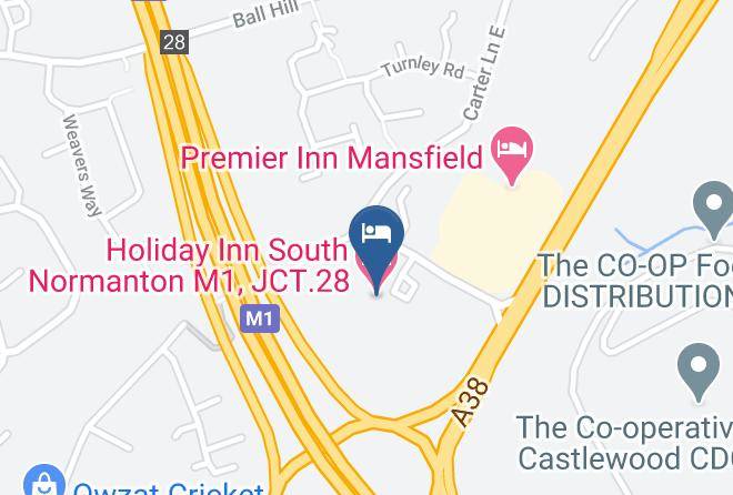 Derbyshire - Holiday Inn South Normanton M1 Jct 28 Maps