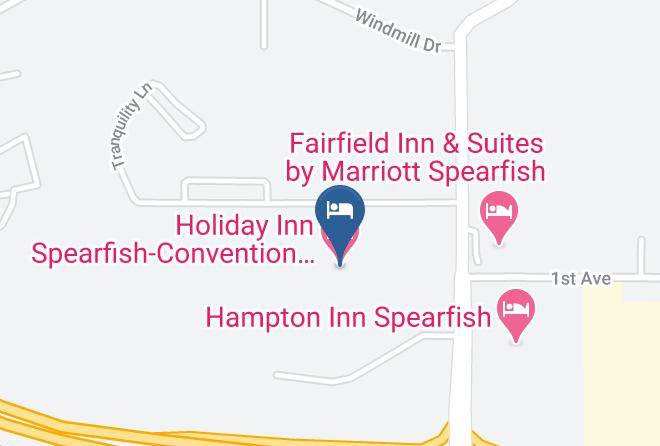 Holiday Inn Spearfish Convention Center Map