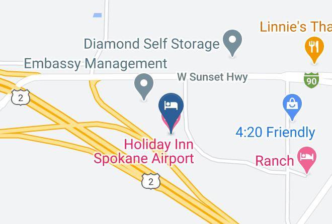 Spokane - Holiday Inn Spokane Airport Maps