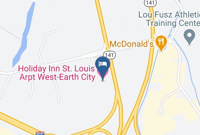 St Louis - Holiday Inn St Louis Arpt West Earth City Maps