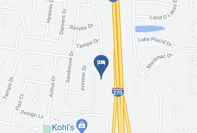 St Louis - Holiday Inn St Louis Creve Coeur Maps